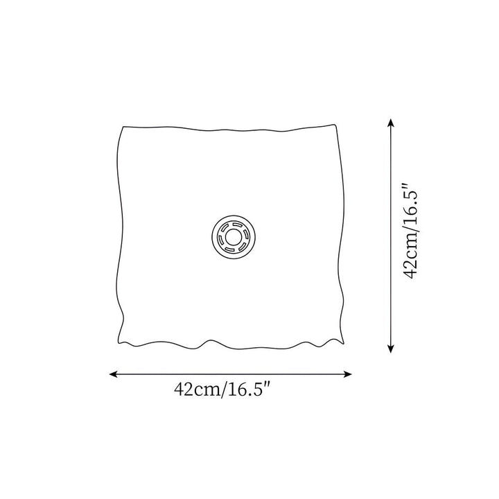Skandinavisk design, OriCloud vit papperspendellampa, enkel att montera och dekorera.