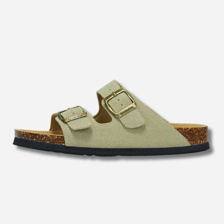 Ortopediska Ortoflip sandaler med fotbädd, ger stöd och fotkomfort för unisex.