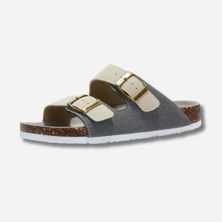 Halkfria Ortoflip fotbäddssandaler, unisex. Optimalt grepp för sommar, strand och vardag.