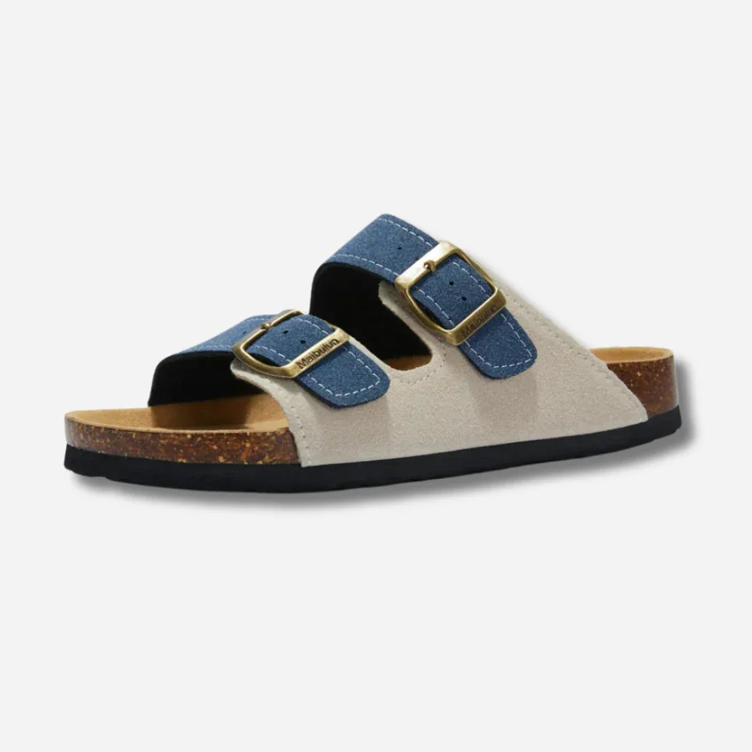 Bekväma Ortoflip unisex strandskor med fotbädd. Stilrena sommarsandaler för resa & vardag.