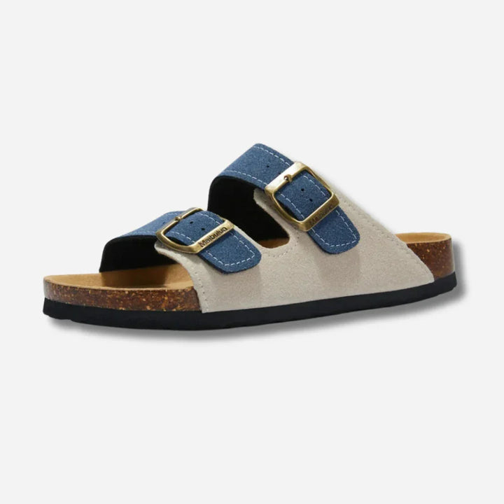 Bekväma Ortoflip unisex strandskor med fotbädd. Stilrena sommarsandaler för resa & vardag.