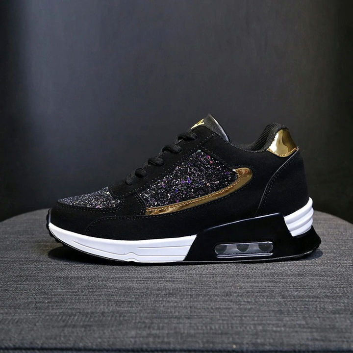 Ortopediska höga damsneakers för maximalt fotstöd och komfort. Hälsosamma kvinnoskor.