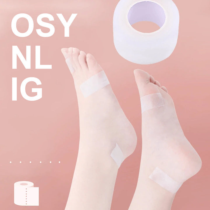 "Osynliga andningsbara unisex hälskydd i diskret design, ger komfort i alla skor, skyddar mot smärta och skav."