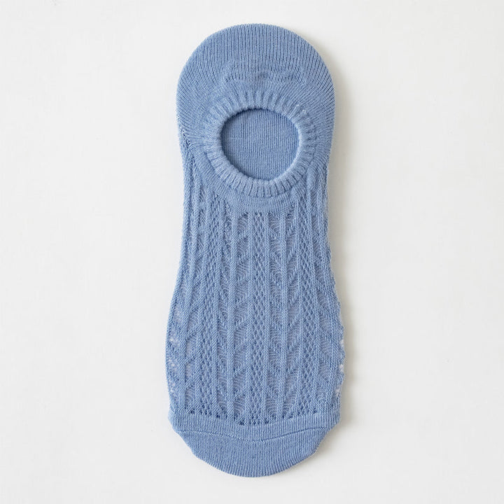 "Osynliga damstrumpor med ihålig meshdesign; lätt tyg, strechigt; finns i flera färger för alla tillfällen."