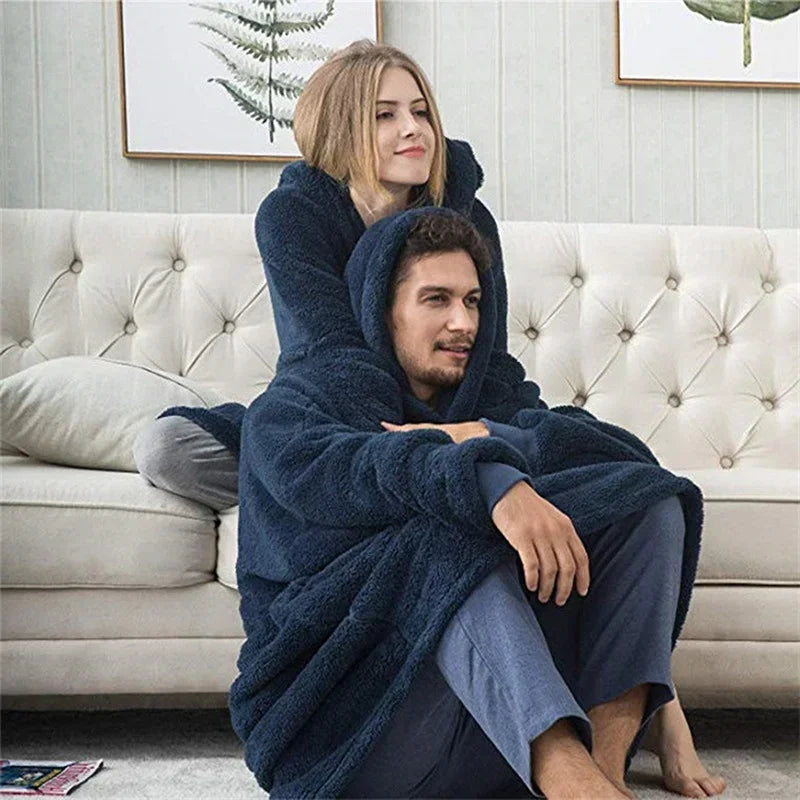 Varm & mysig oversized fleecefilttröja för vinter & höst. Ger ultimat värme för både damer & herrar.