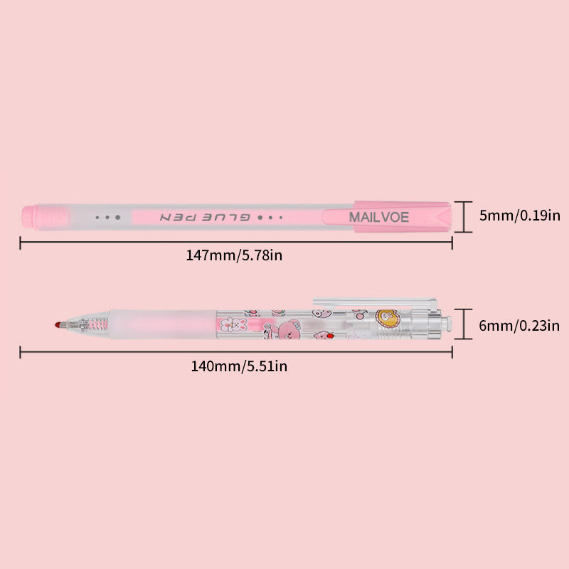 "Paket om 6 snabbtorkande precisionslimpennor med ergonomisk design och fin spets för exakt och mångsidig applicering."