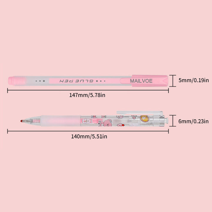 "Paket om 6 snabbtorkande precisionslimpennor med ergonomisk design och fin spets för exakt och mångsidig applicering."