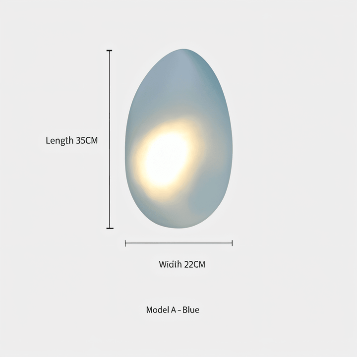 PebbleHue, modern LED-vägglampa i nordisk stil för funktionell och dekorativ belysning.