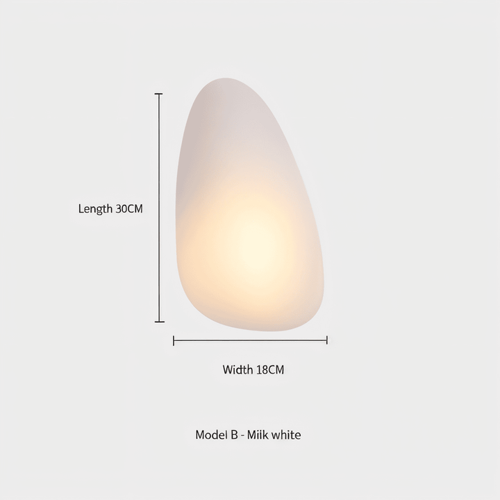 PebbleHue LED-vägglampa, modern och energieffektiv inredningsdetalj.