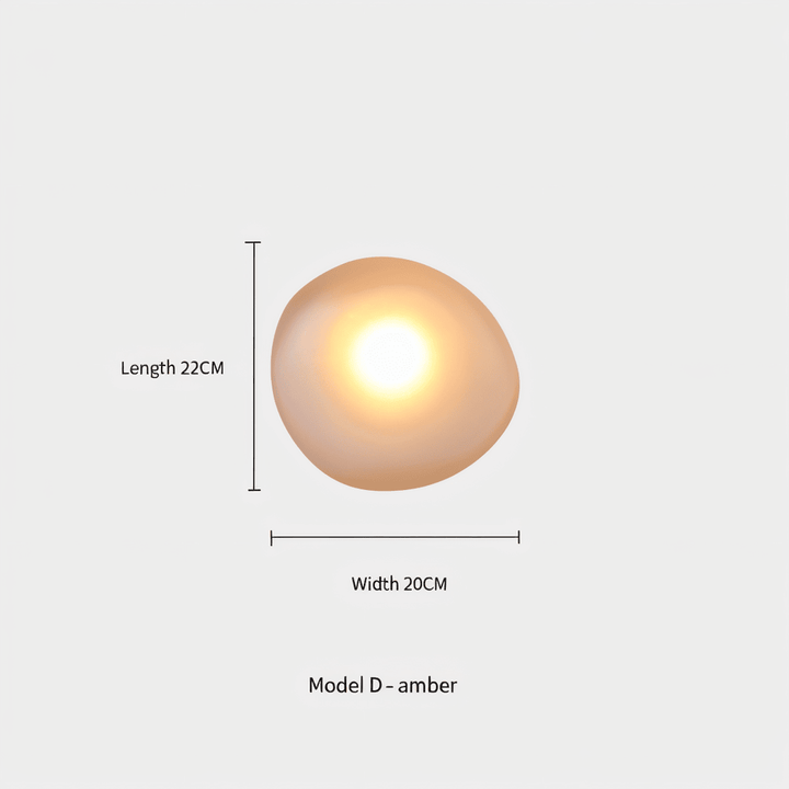 PebbleHue vägglampa med LED-teknik, modern stil möter praktisk belysning.