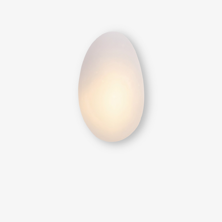 Energieffektiv PebbleHue LED-vägglampa, modern design för din vardagsrumsvägg.