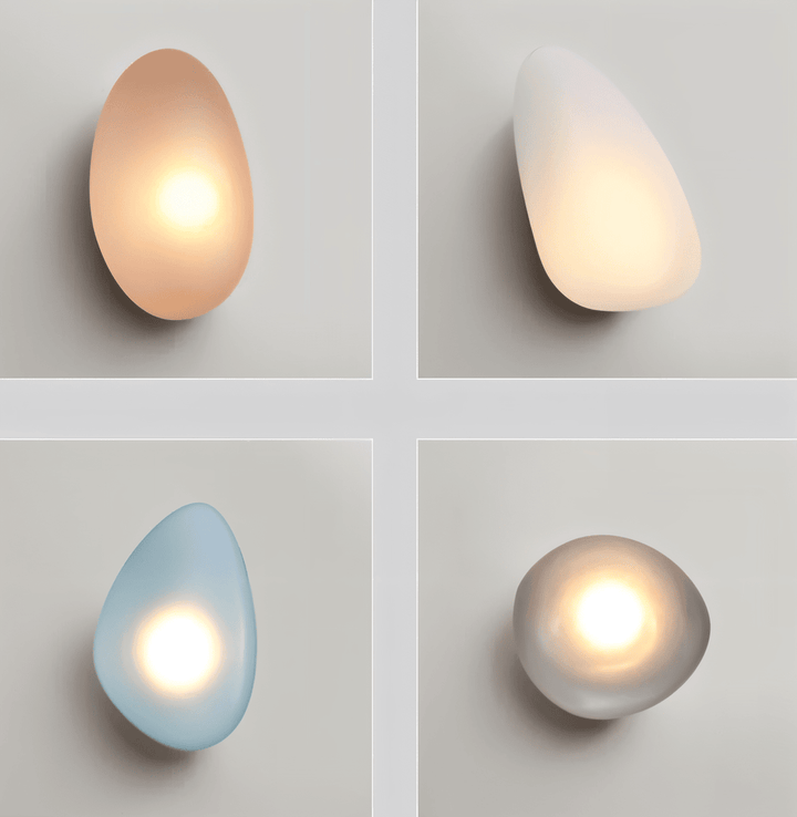 Skapa mysig stämning med PebbleHue LED-vägglampa, en nordisk designklassiker.
