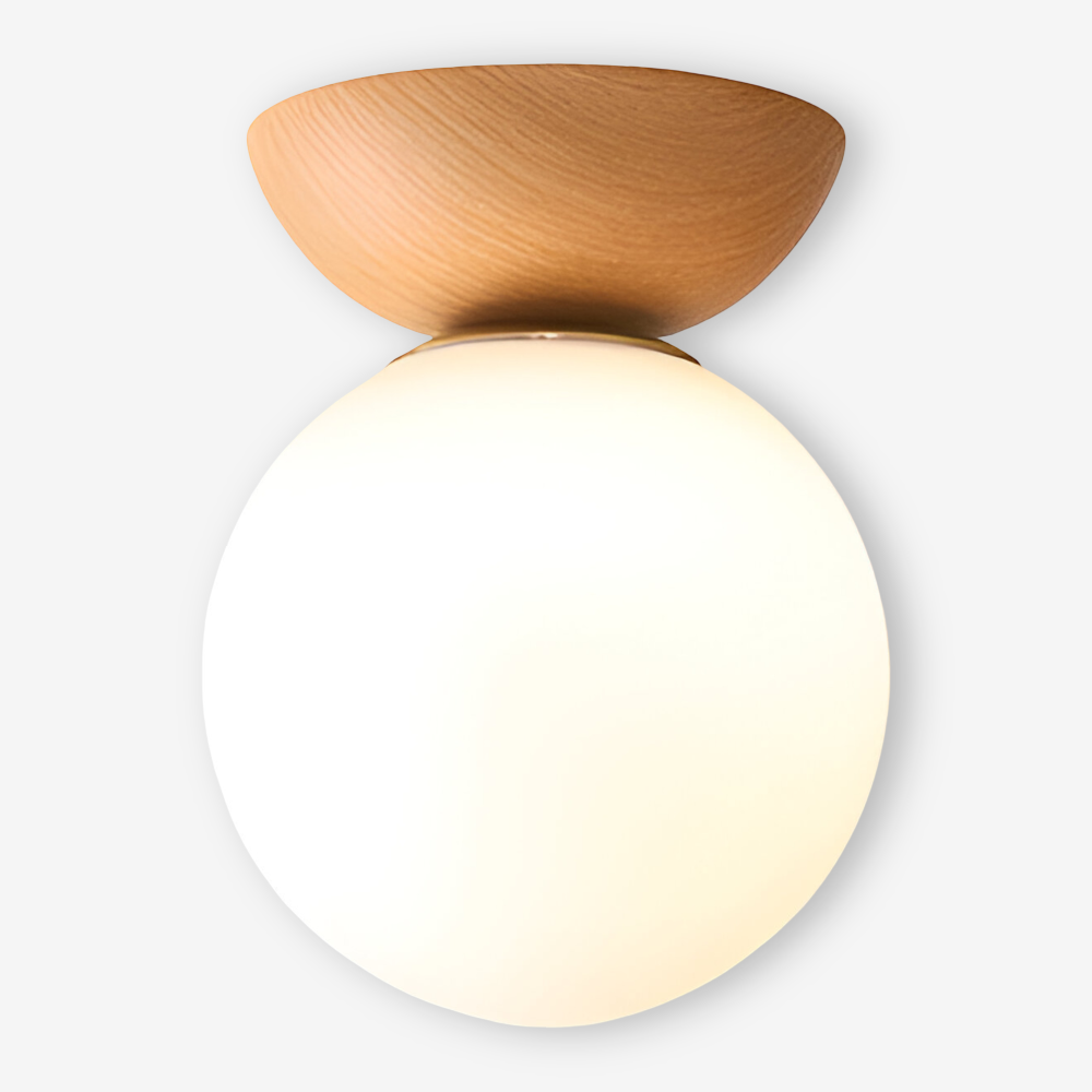 Varmt och mjukt ljus från Perle LED-taklampa. Japansk designad pendellampa med pärlor.