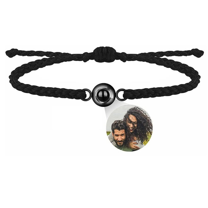 Personligt fotoarmband i rostfritt stål med anpassad bild. Bär dina käraste minnen nära.