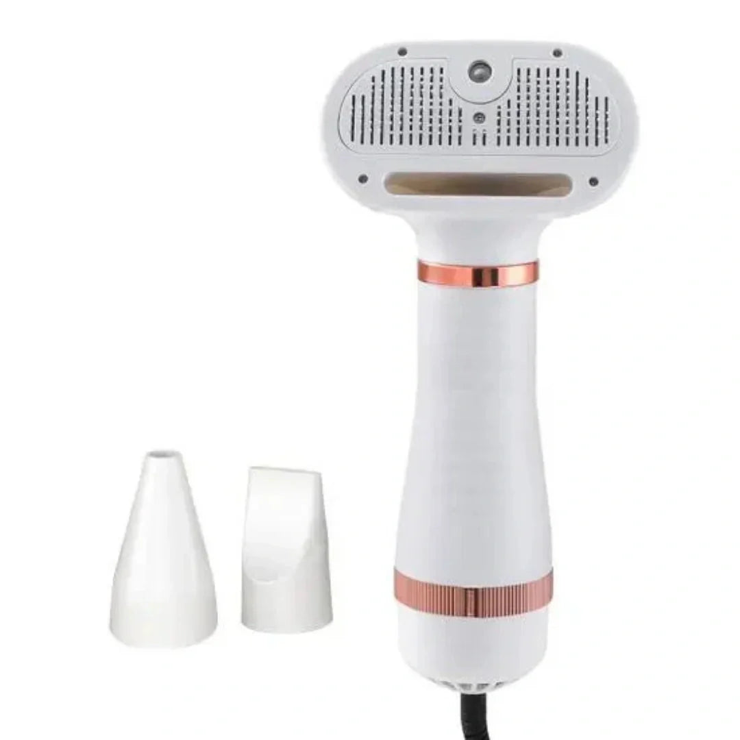 Petdryer Pro 3-i-1, en innovativ fönkarda för snabb och tyst pälsvård av hundar och katter.