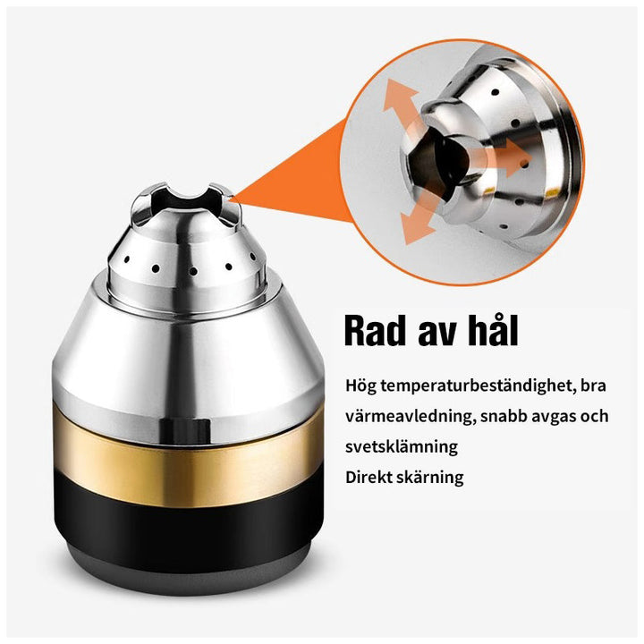 "Plasma skärpipa skyddshölje i keramik, hållbar och exakt, idealisk för P80 elektrodpipa med slät yta och hög effektivitet."