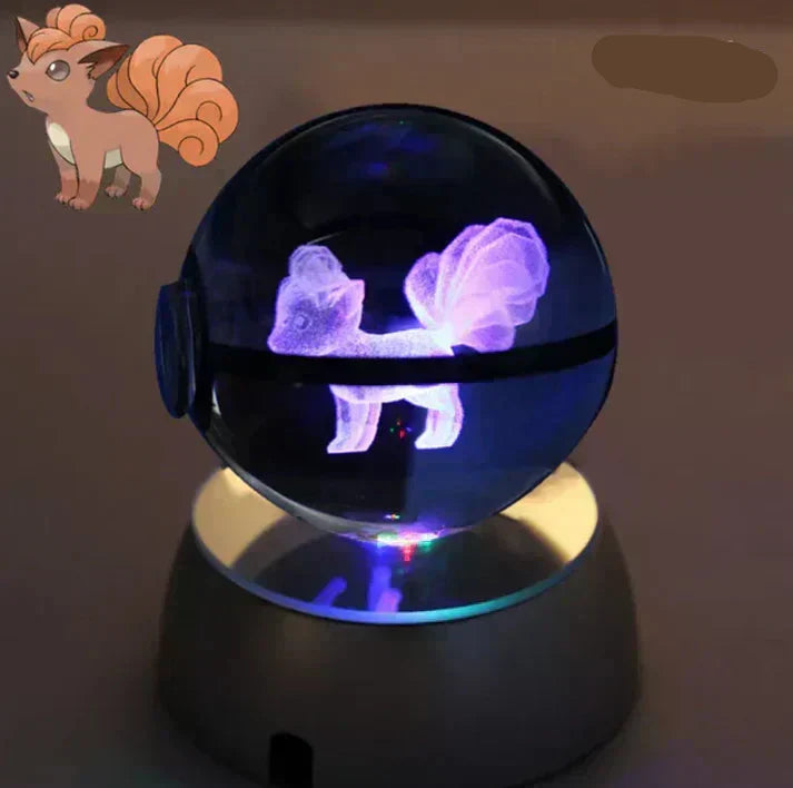 Enastående Pokemon kristallkula nattlampa, perfekt för samlare och en mysig atmosfär i hemmet.