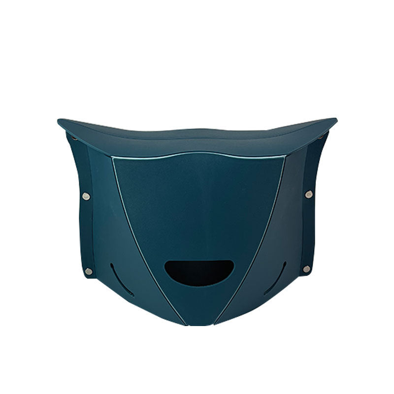 "Portabel hopfällbar pall i gult PP-material, enkel att bära, perfekt för camping och hemmet, finns i fler färger."