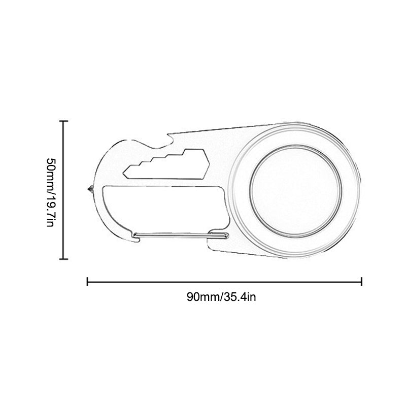 "Portabel mini LED ficklampa, kompakt design, i aluminium med stark belysning, idealisk för utomhusäventyr."