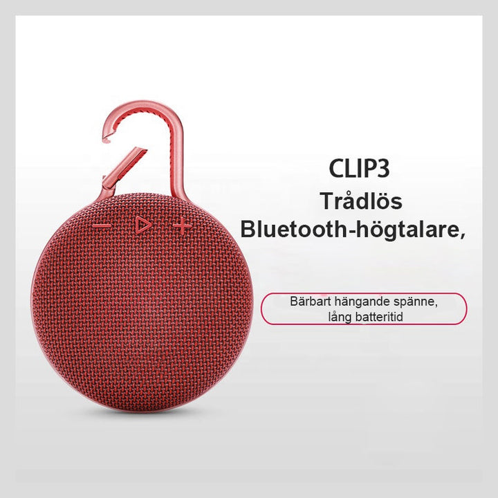 "Portabel vattentålig Bluetooth-högtalare i modern stil, robust och kompakt design för utomhusbruk"