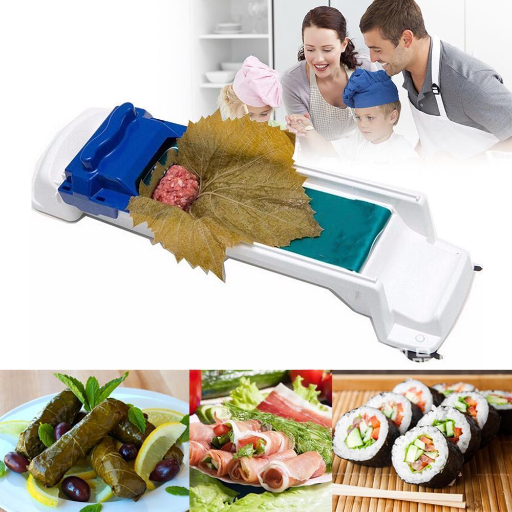 "Praktisk sushi rullare i livsmedelsklassad plast för enkel sushi-tillverkning i köket, kompakt och hållbar design."