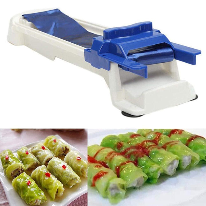 "Praktisk sushi rullare i livsmedelsklassad plast för enkel sushi-tillverkning i köket, kompakt och hållbar design."