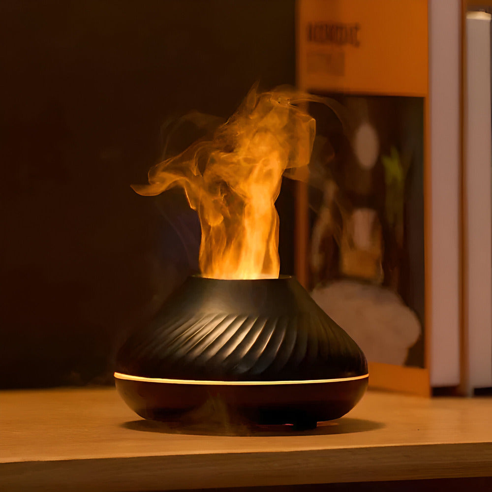 Kompakt luftfuktare och doftspridare med stämningsfull LED-belysning. Perfekt för varje rum.