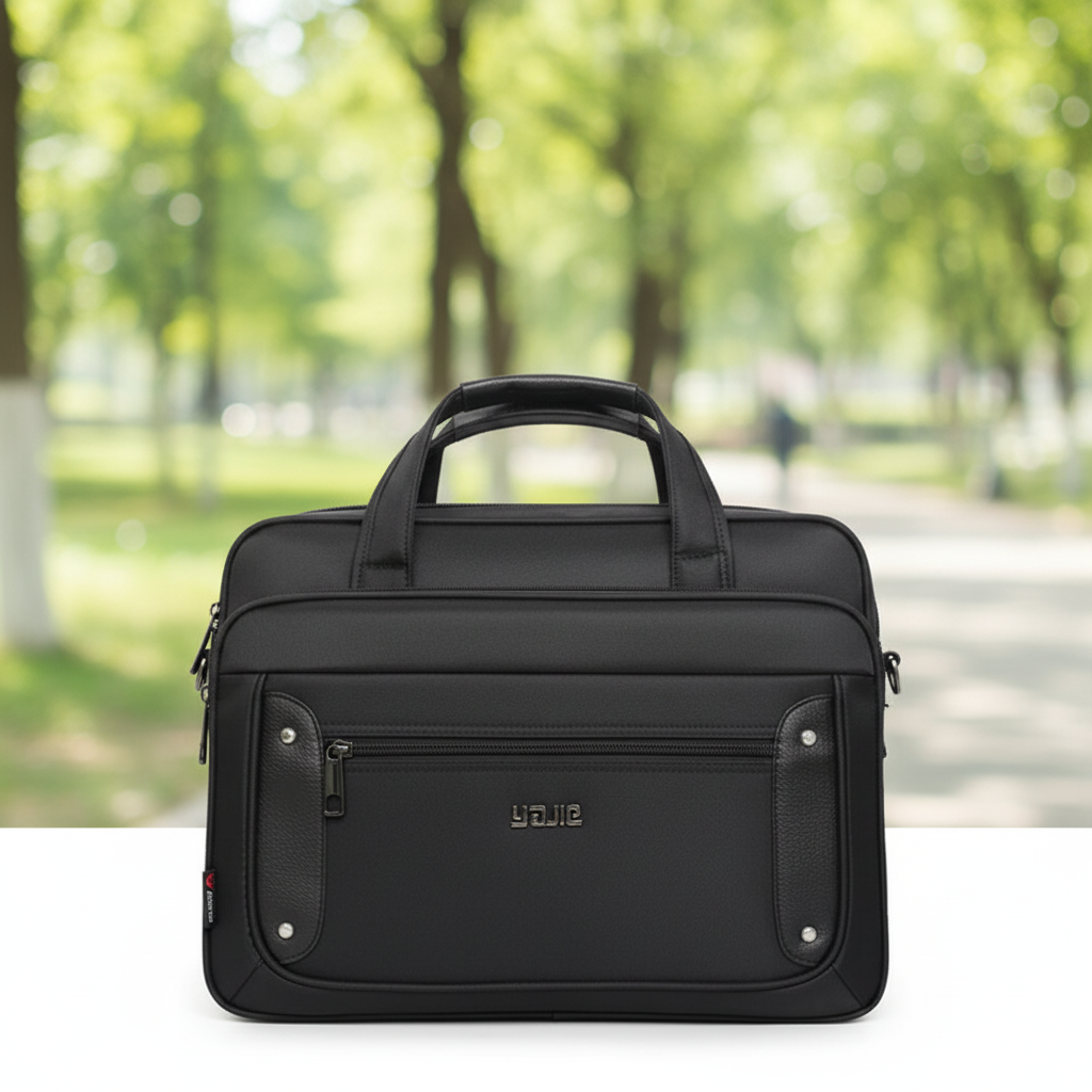 Professionell laptopväska med rymliga fack för arbete och affärsresor, stilren och organiserad för din dator.