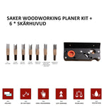 1 *Säker Trähyvel  + 6 * skärblad