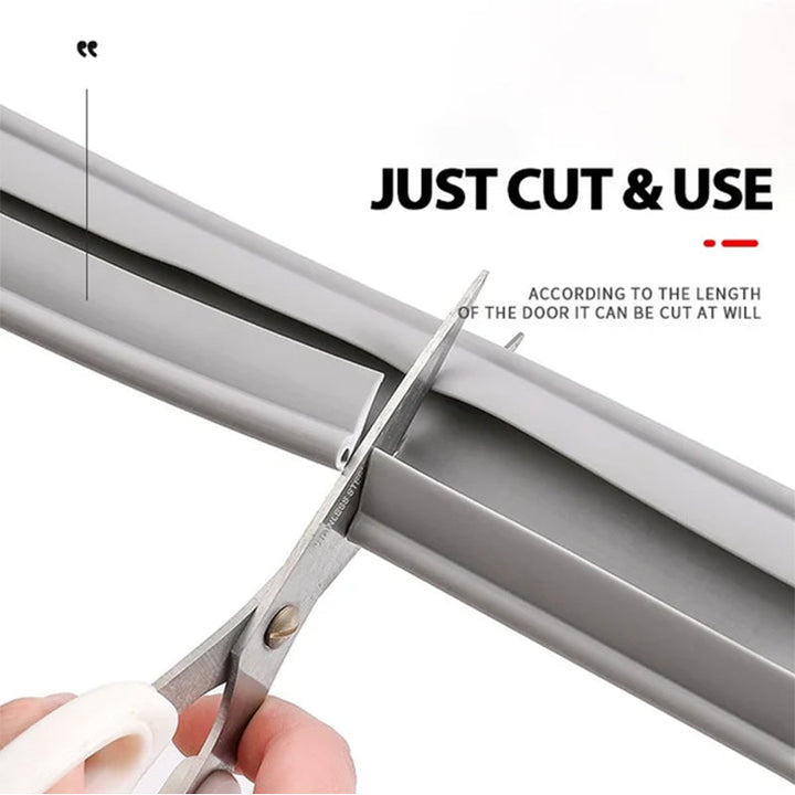 PVC förseglingsremsa för dörrbotten, effektiv mot ljud, damm och kryp, i olika färger för hemanvändning, 96 x 5.5 cm.