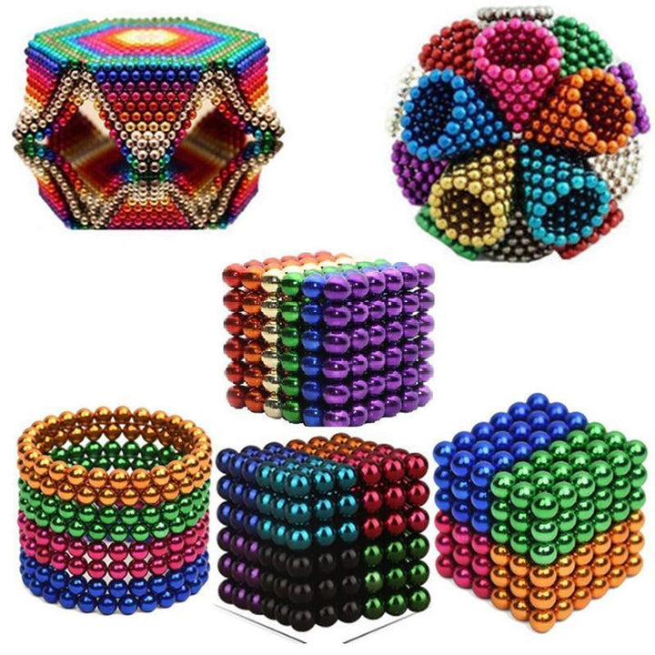 Utvecklande magnetiska pusselbollar, tränar finmotorik & kreativitet.