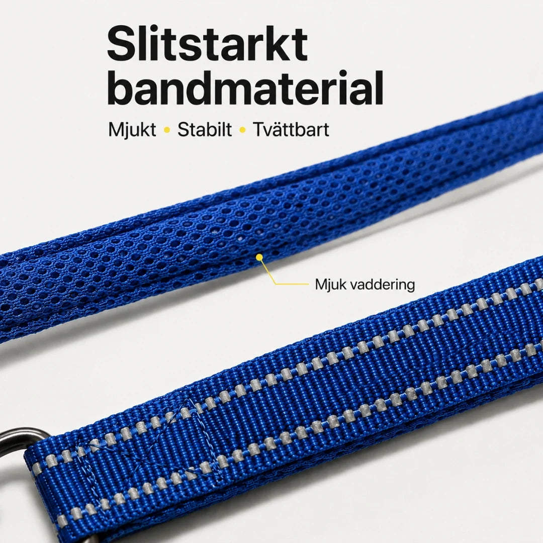 Högkvalitativt reflekterande koppel, idealiskt för alla hundar och promenader.
