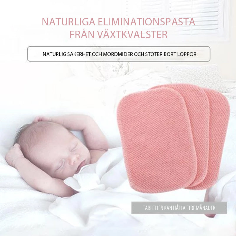 "Rektangulära dammskydd dammdynor för allergikontroll, placerade under möbler, för en allergenfri miljö utan kemikalier."