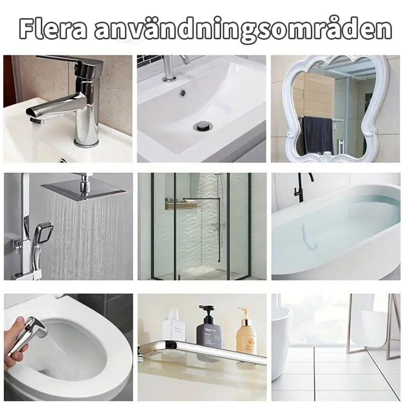 "Rengöringsmedel för glas och metallflaskor, grön etikett, miljövänligt, unisex, effektiv mot vattenfläckar och kalk."