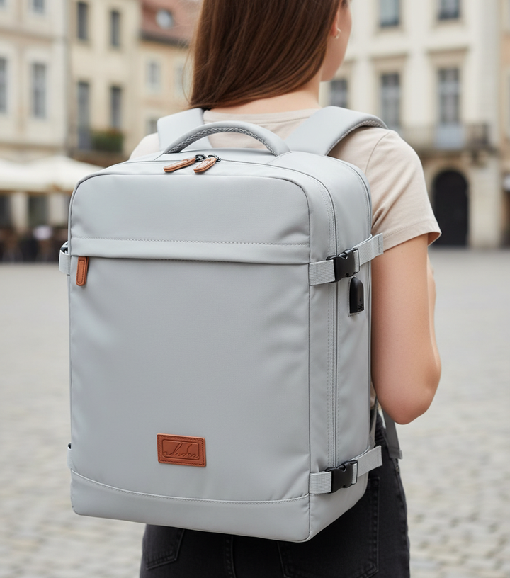 Reseryggsäck för män & kvinnor. Rymligt handbagage, perfekt för smidiga resor.