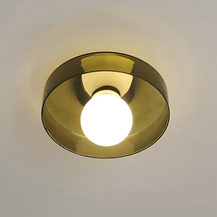 Färggrann retrolampa för tak eller vägg, modern LED-teknik.