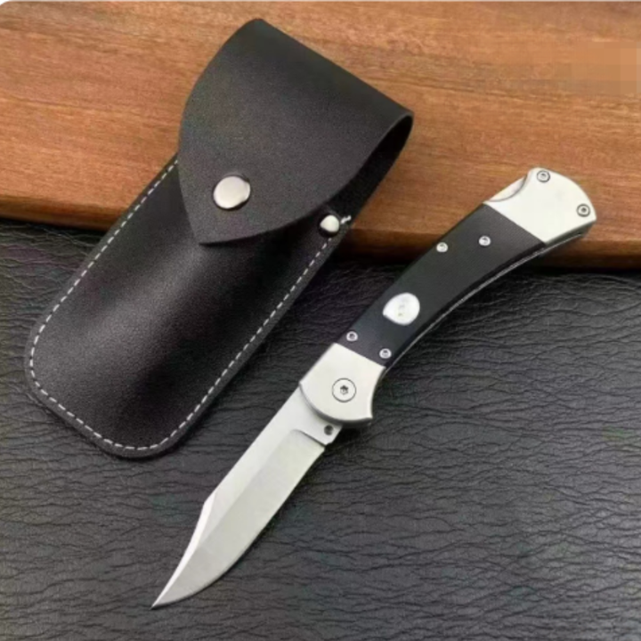 Robust fällkniv för jakt och friluftsliv. Kompakt och skarp jaktkniv, perfekt för vildmark och överlevnad.