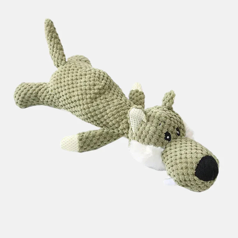 Robust och giftfri hundleksak, designad för intensiv tuggning och aktiv lek.
