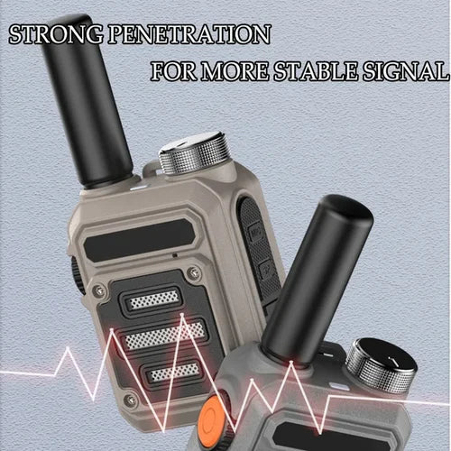 StormTalk tvåvägsradio med enkel användning och väderbeständig design, perfekt för utomhuskommunikation.