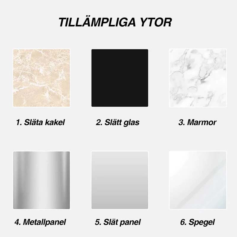 "Roterande sugkopphakar i olika färger, robust design, idealiska för kök och badrum, enkel installation på olika ytor."