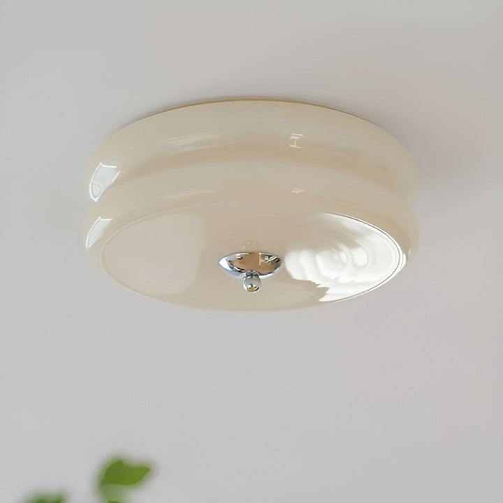 BauhausGleam stilmosaik LED-taklampa, rund. Perfekt som modern takarmatur med varmt ljus.