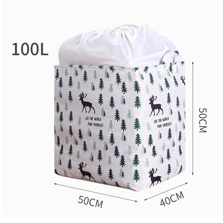 "Rymlig förvaringsväska i tåligt PE-material, stor kapacitet, enkel design, perfekt för hemmet och förvaring av föremål."