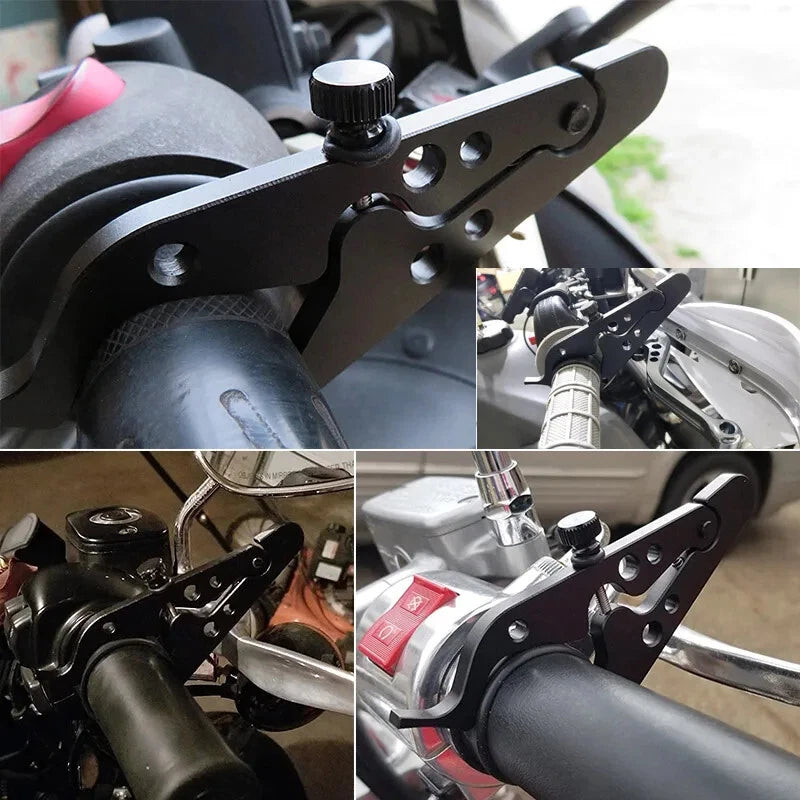 Universal Motorcykel Farthållare Gaslås Aluminium
