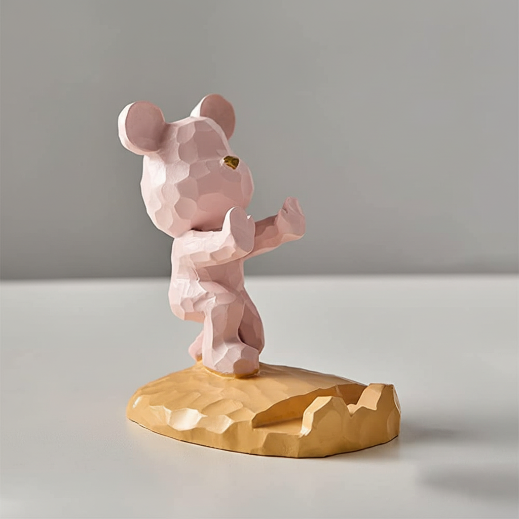Presentidé: unikt TeddyHolder telefonställ, söt och praktisk skrivbordsgadget för alla åldrar.