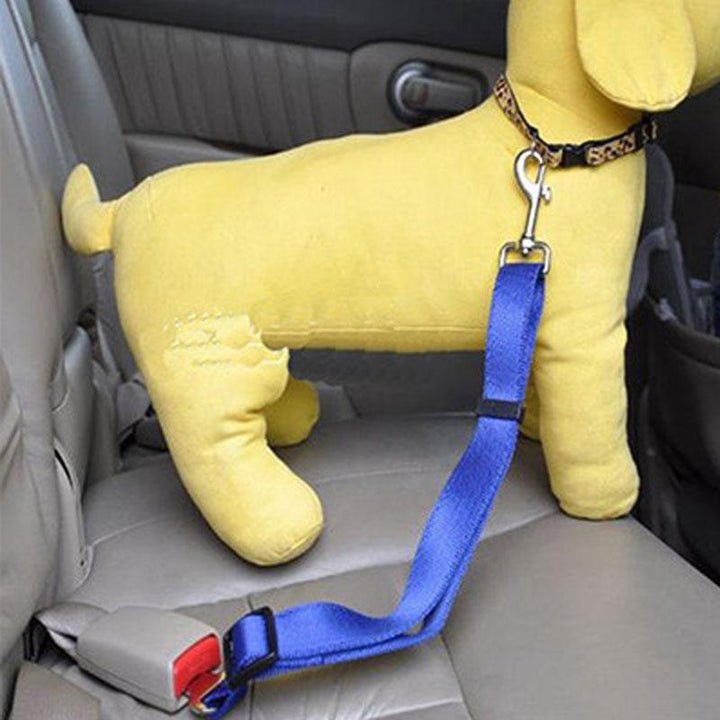 "Säkerhetsbälte för husdjur, justerbart hållbart polyester, flera färger, för trygg bilresa, 42-70 cm, bekväm passform"