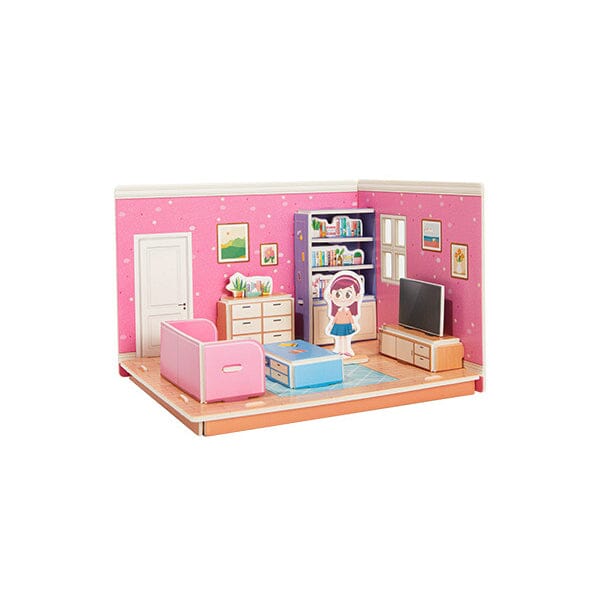 "Sank 3D stereorumspussel för barn, interaktiva leksaker, färgglada bitar, stimulerande design för fantasi och motorik"