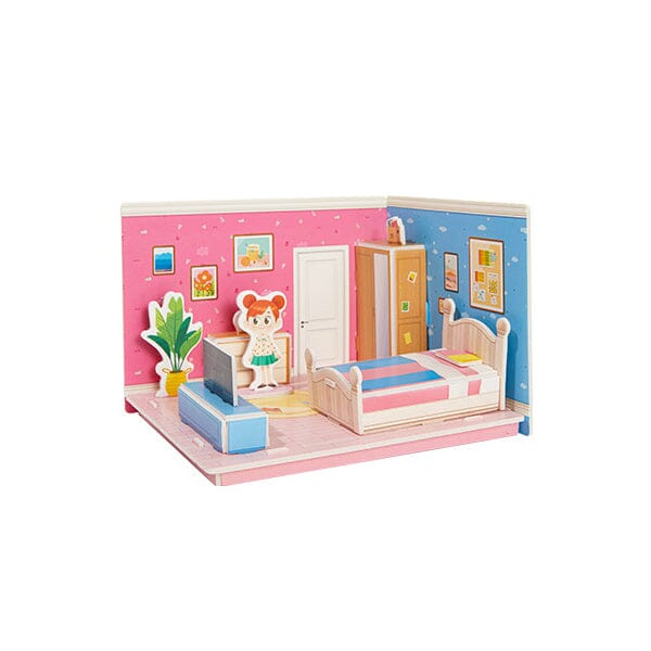 "Sank 3D stereorumspussel för barn, interaktiva leksaker, färgglada bitar, stimulerande design för fantasi och motorik"