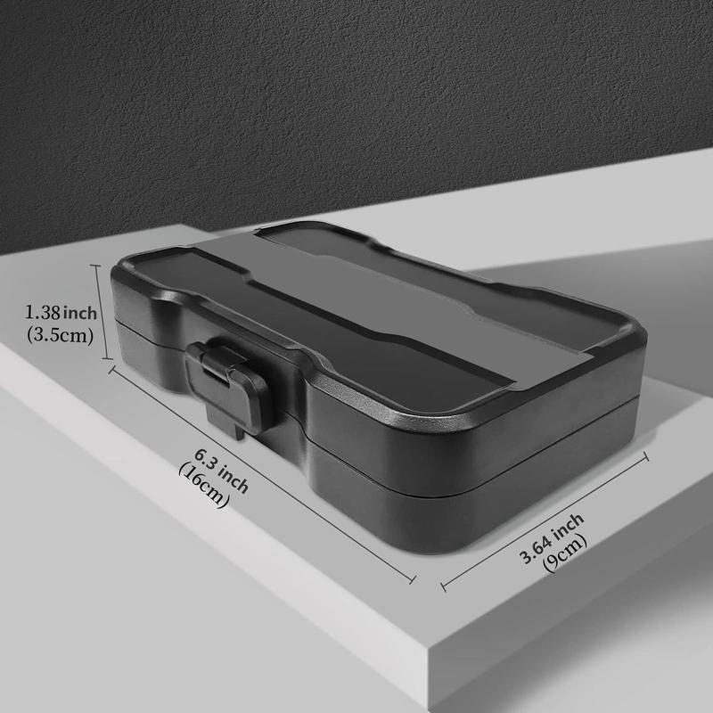 "Sats med 24 magnetiska skruvmejselhuvuden, snabbt växlande handtag, robust aluminium, perfekt för DIY-projekt."