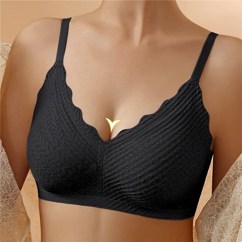 Bekväm sienna mjukbehå, bygellös bralette som ger lättstöd. Perfekt som vardagsbehå.