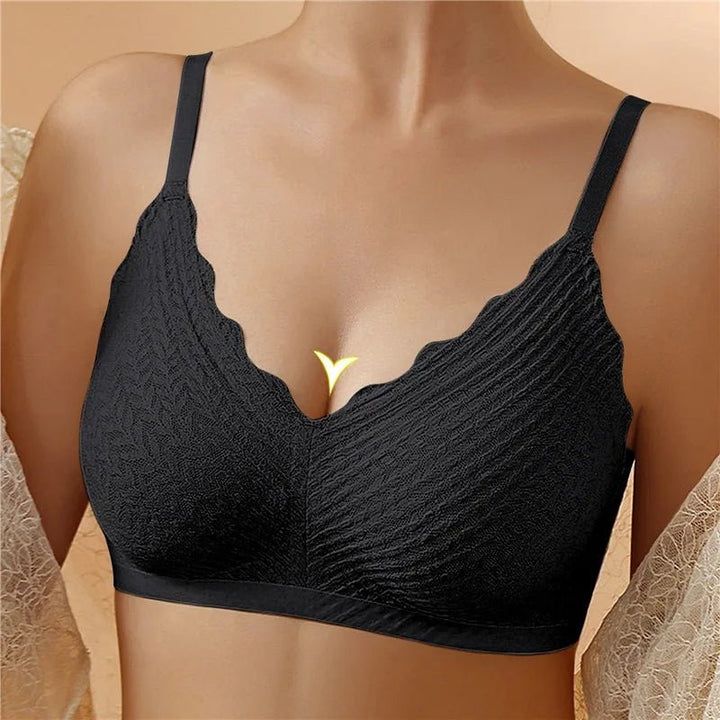 Bekväm sienna mjukbehå, bygellös bralette som ger lättstöd. Perfekt som vardagsbehå.